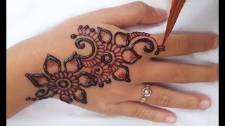 ᴴᴰ Best Simple Henna Mehndi Art [upl. by Farleigh109]