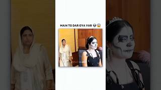 Halloween Makeup 😱 masti love funny suyashshorts Suyash Vlogs shorts couplegoals helloween [upl. by Zsuedat]