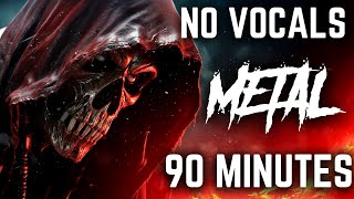 90 Minutes Of Melodic Metal  Instrumental [upl. by Parette468]