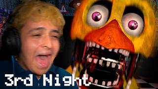 Five Nights at Freddys 2 da MUCHO MIEDO  FNAF 2  NOCHE 3 [upl. by Dorthea337]