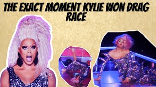 The EXACT Moment Kylie Sonique Love Won Drag Race [upl. by Rotman]