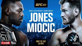 UFC 309 Jones vs Miocic Fight Companion Play by Play [upl. by Enecnarf]