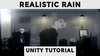 Unity  REALISTIC RAIN WITHOUT SCRIPTING  Quick Tip 1 [upl. by Kristi519]