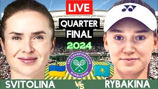 Clinical from the former Champ  Elena Rybakina vs Elina Svitolina  Highlights  Wimbledon 2024 [upl. by Blader]