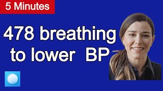 478 breathing meditation to lower blood pressure by Liza [upl. by Ahsinyd]