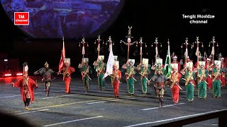 Turkish brass band quotMehterquot at the military music festival quotSpasskaya towerquot TengizMosidze [upl. by Mclaurin302]