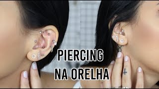 O QUE NÃO TE CONTAM SOBRE PIERCING NA ORELHA isatododia 11 [upl. by Maharg813]