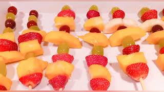 Brochettes de fruits  Recette facile [upl. by Eileek]