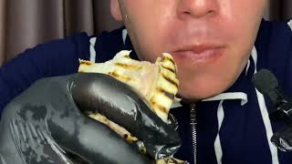 ASMR MUKBANG döner shaurma food eating [upl. by Anoerb]