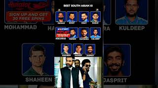 Best South Asia Playing X1 ☠️ 🥶 shorts viralvideo trending cricket indvspak viratkohli mahi [upl. by Aeslahc]