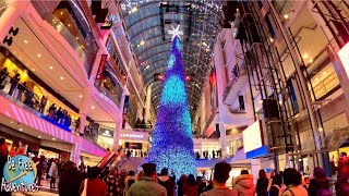 Toronto is getting ready for Christmas Toronto Eaton Centre CHRISTMAS TREE LIGHT amp SNOW SHOW [upl. by Alesi]