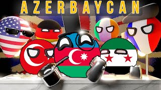 İTTİFAKLIK EKLEMİŞLER  SIRTINDAN VURAN OYUN AZERBAYCAN  DictatorsNo Peace Countryballs 1 [upl. by Sadoff]