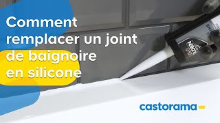 Comment remplacer un joint silicone  Castorama [upl. by Lange]