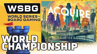 Acquire World Series Championship  4 players compete for the RING WSBG 2024 [upl. by Helm36]