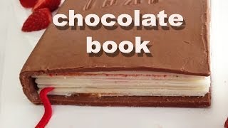 How to make a Chocolate Book HOW TO COOK THAT Ann Reardon [upl. by Ayt432]