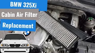 How To Replace Your Cabin Air Filter  BMW 325Xi [upl. by Attenat]