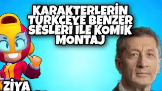 Karakterlerin Türkçeye Benzer Sesleri Komik Montaj 😂 [upl. by Adnahsam]