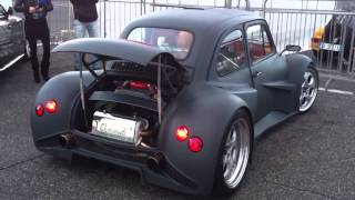 Fiat 500 lamborghini V12 engine sound startup [upl. by Aguie]