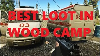 Tarkov Woods Best med camp full loot [upl. by Adnawat]