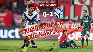 ELIMINACIÓN de INDEPENDIENTE 01 vs Vélez COPA ARGENTINA 2024  Cuartos de final [upl. by Ellenyl]