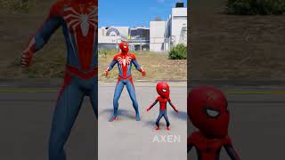 RANDOM SPIDERMAN VS BABYHULK BATTLE gta5 hulk spiderman [upl. by Nnaihs]