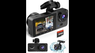 Y15 4K 3 Channel Dashcam Install [upl. by Larcher42]