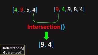 Can You Find the Intersection of Two Arrays LeetCode 349 Intersection of Two Arrays [upl. by Speroni]