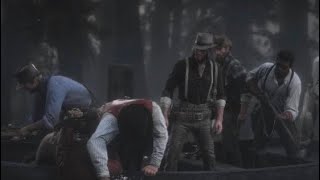 Rdr2Dutch Kills Angelo Bronte Scene [upl. by Eicyaj]