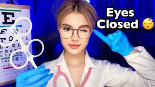 ASMR Cranial Nerve Exam but EYES CLOSED 👀 Doctor ASMR for Sleep ❤️ Follow my Instructions [upl. by Llednav]