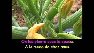 Karaoke Enfants 3  Savez Vous Planter Les Choux [upl. by Garth]