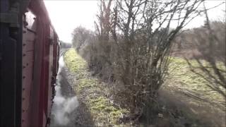 41312 Ivatt Tank Over The Alps [upl. by Naffets225]