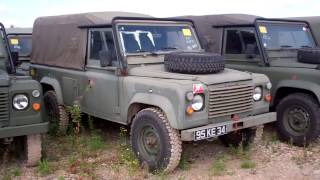 Jakon Motors  198687 Land Rover Defender 110 Diesel Military [upl. by Nylecyoj]