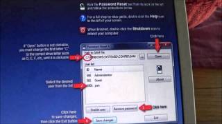 Password Reset 45 password removal instructions [upl. by Mccafferty]