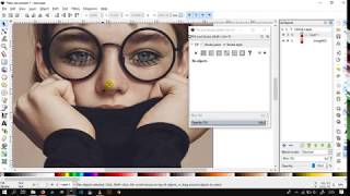 Tutorial Dasar Inkscape  Vector Portrait [upl. by Gabe]