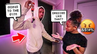 Getting FULLY DRESSED For The GYM Prank On My Girlfriend [upl. by Virge]