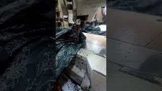 Elastic stitching and hemming prosess flatlock machine machine oilpressmachineforhome sewing [upl. by Jaal]