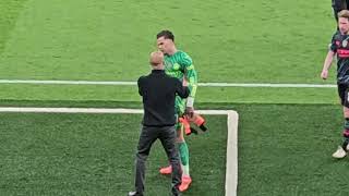 UNHAPPY GOALKEEPER EDERSON KICKS THE CHAIR AFTER BEING SUBBED Spurs v Man City [upl. by Riorsson]