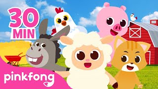 The Little Tiny Ant 🐜 and more I Farm Animals  Animal Songs  Pinkfong Nursery Rhymes for Kids [upl. by Sunday]