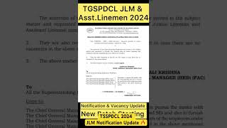 TSSPDCL JLM amp Assistant Linemen 2024 Notification amp Vacancy Update  Notification Soon 🔥 [upl. by Anatsirhc]