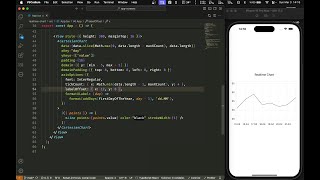 ASMR Programming  React Native Realtime Chart Example  No Talking [upl. by Afatsom]