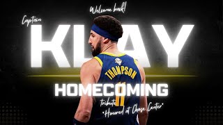 Klay Thompson’s Homecoming Tribute Klays Return [upl. by Cartwright]