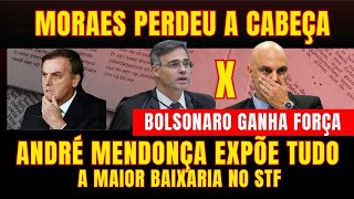 A MAIOR BAIXARIA MORAES PERDEU A CABEÇA QUEBROU O PAU COM MENDONÇA E MORAES NO STF DEPUTADO FALA [upl. by Gunner]