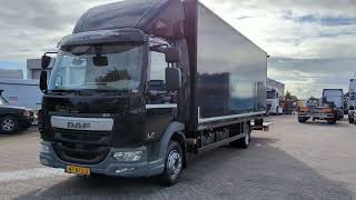 V831 DAF FA LF210 4x2 Daycab Euro6  GeslotenBak 7M  Laadklep 1500KG  Dubbele Tanks  032025APK [upl. by Abdella]