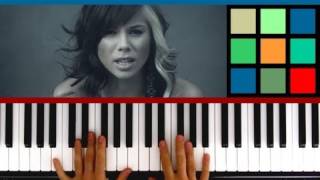 How To Play quotJar Of Heartsquot Piano Tutorial Christina Perri [upl. by Lashar]