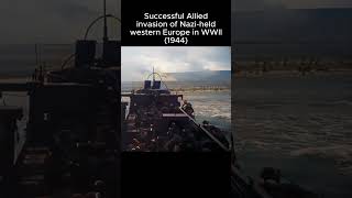 1944 successful Allied invasion of Naziheld western Europe in World War II [upl. by Elliott]