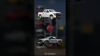 Toyota Tundra vs Nissan Titan Warrior battle Which car will win 😎 [upl. by Nnaul]