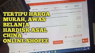 Beli Hardisk Murah Dibongkar Isinya Ternyata Seperti Ini  Di Shopee [upl. by Loughlin]