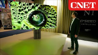 First Look at This 200000 Folding TV from CSEED [upl. by Abell]