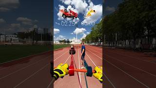 ⚡️LAWN MOWER VS ATHLETE  SPEED CHALLENGE💨 challenge foryou speed shorts [upl. by Balough]