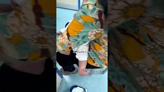 Cutebaby 🧚 Baby vaccine action at hospital 🏥 to funny I baby cute love family shots funny [upl. by Therron982]